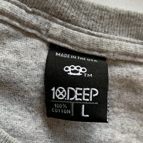 10.Deep W.D.G.A.F. Vintage Streetwear T-shirt - Picture 4 of 4